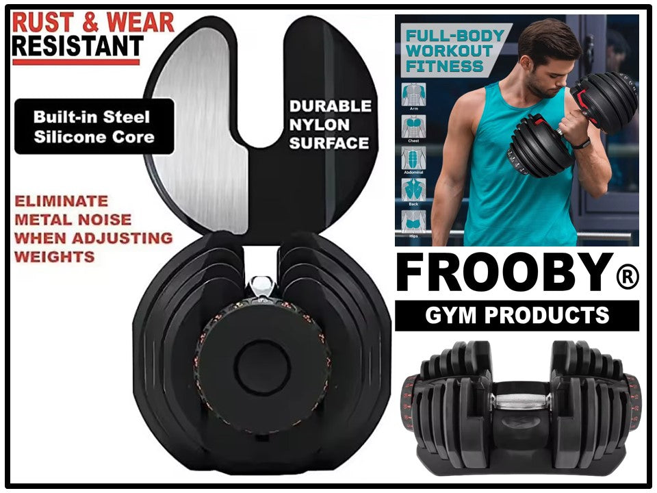 Single 40kg Adjustable Dumbbell 5kg to 40kg 15 In 1 Quick Dial