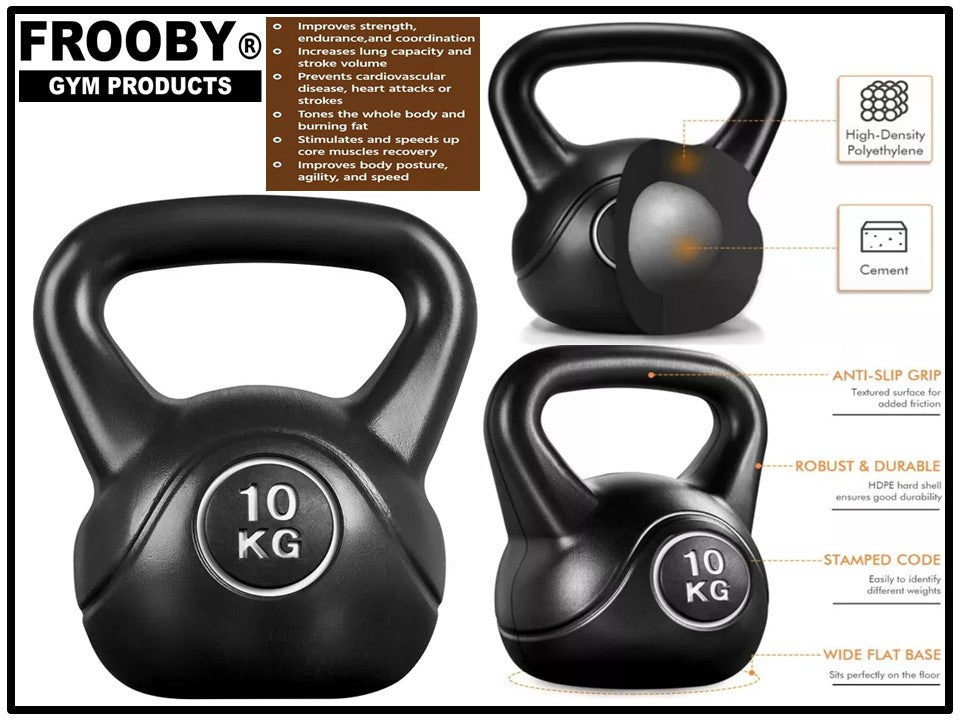 4-20kg Gym Vinyl Kettlebells