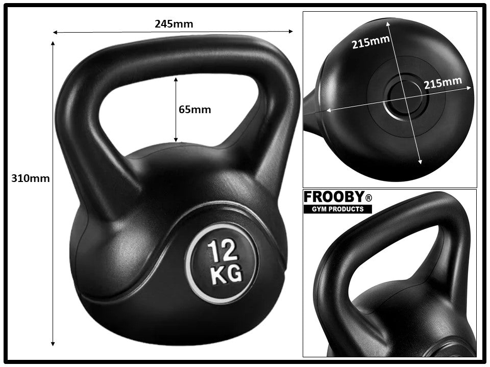 4-20kg Gym Vinyl Kettlebells