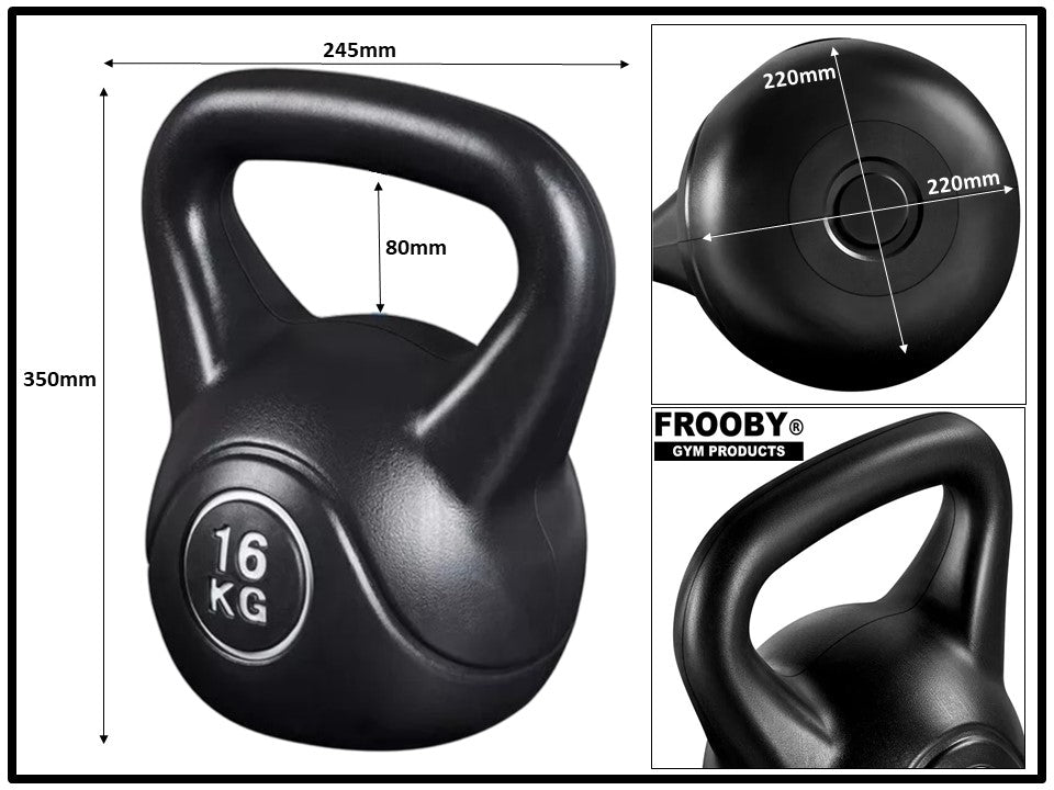 4-20kg Gym Vinyl Kettlebells