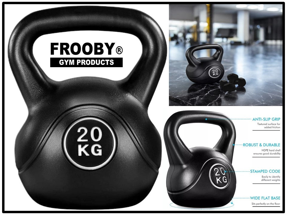 4-20kg Gym Vinyl Kettlebells