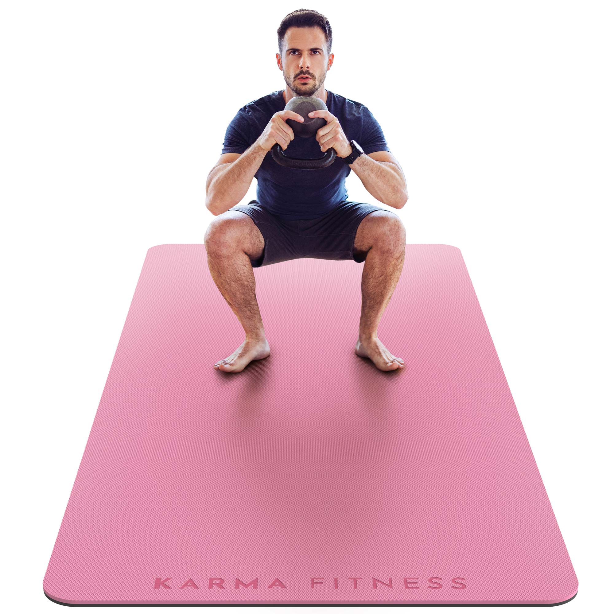 Large Exercise Mat - Extra Wide & Thick Yoga Mat