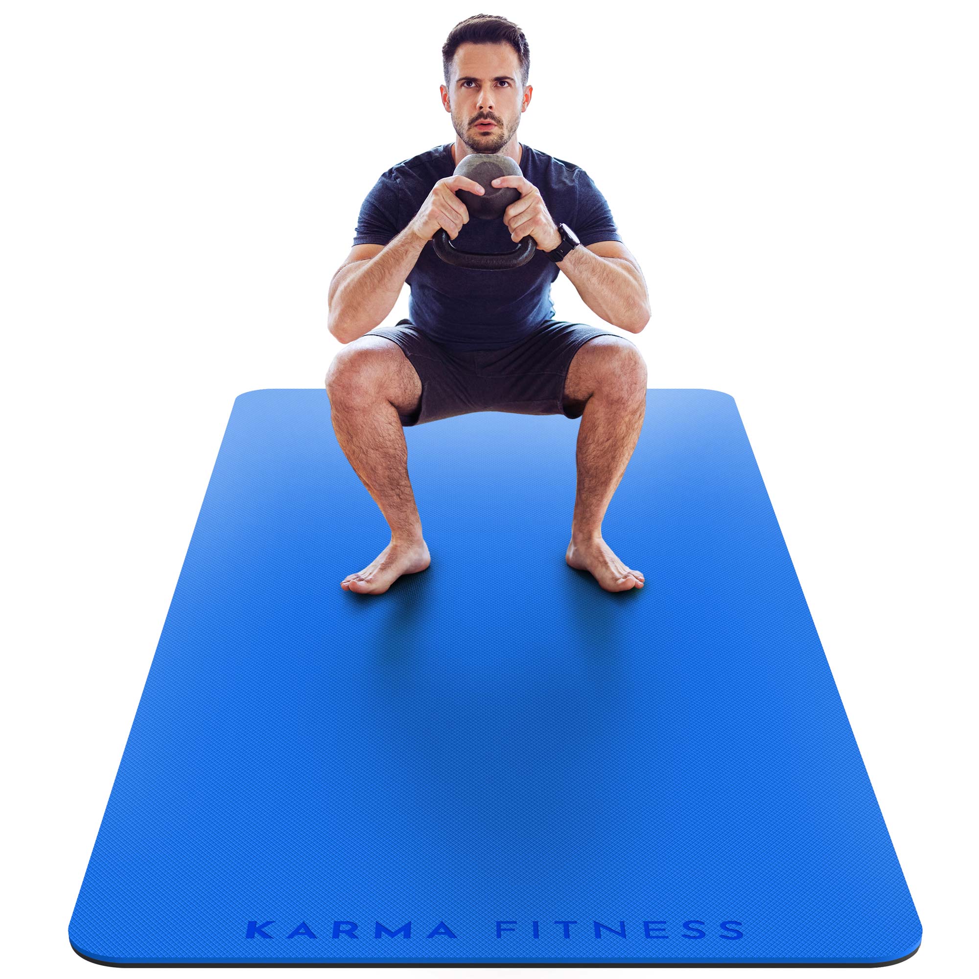 Large Exercise Mat - Extra Wide & Thick Yoga Mat